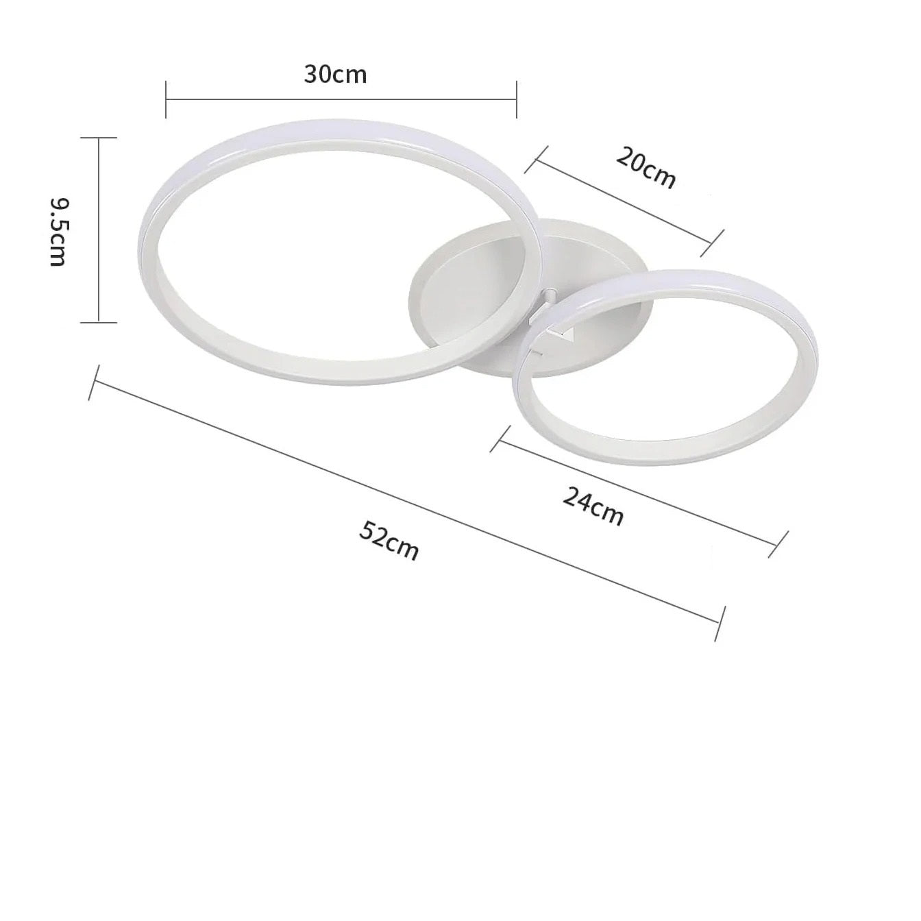 Modernus LED lubinis šviestuvas