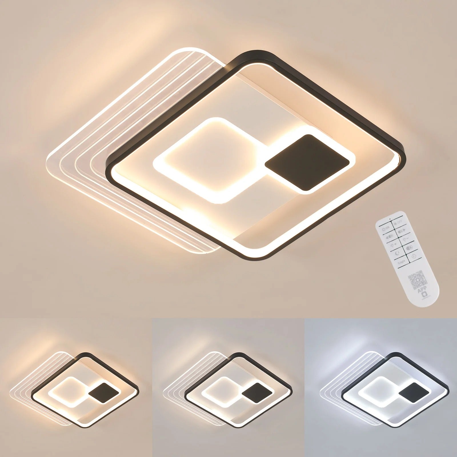 Lubinis LED šviestuvas su pulteliu