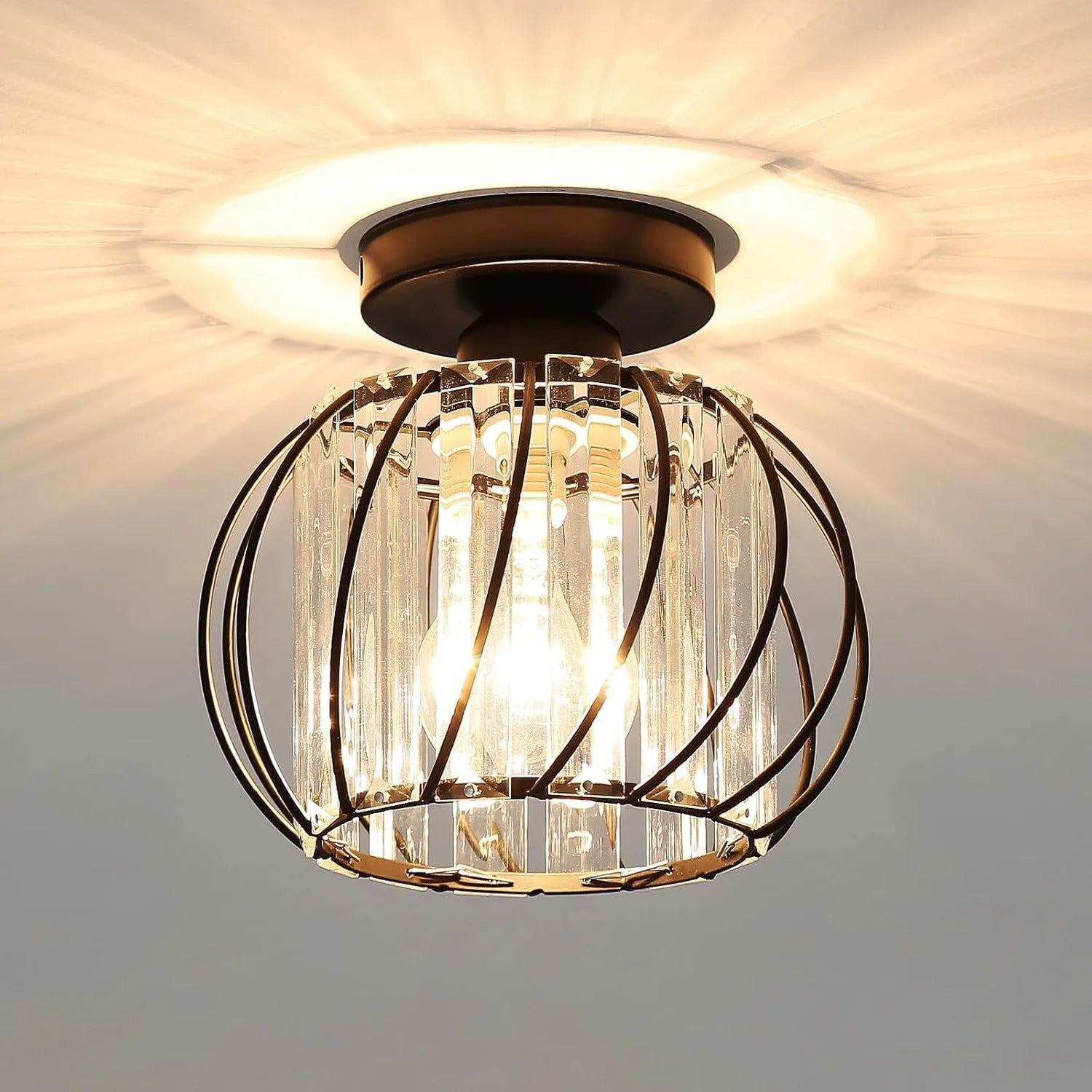 Klasikinio stiliaus lubų lempa