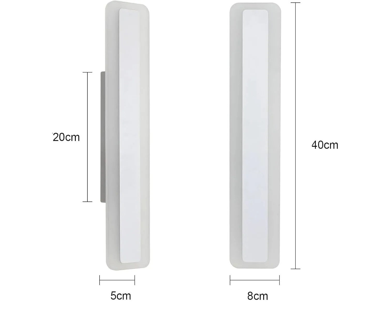 Universalus LED sieninis šviestuvas