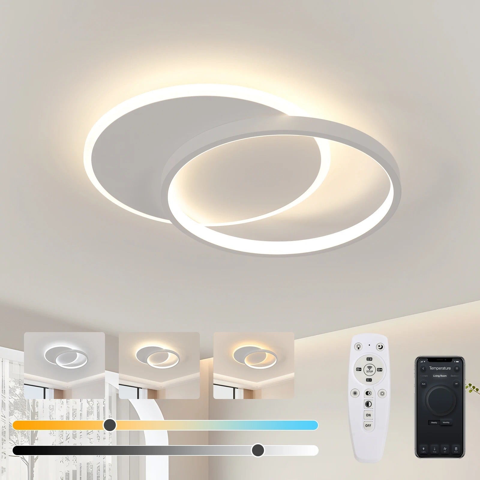 LED lubinis šviestuvas NOVERA 30x40cm