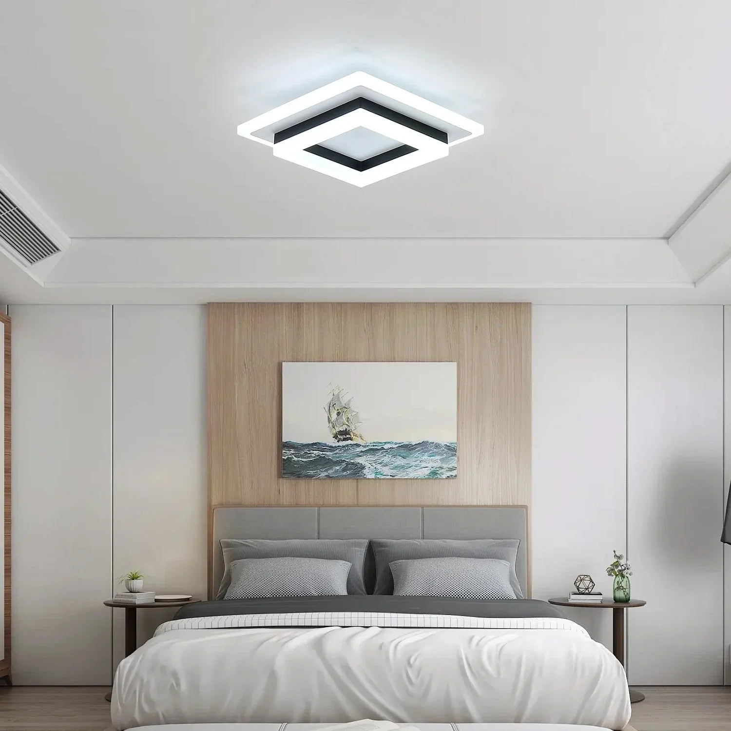 Modernus LED lubų šviestuvas