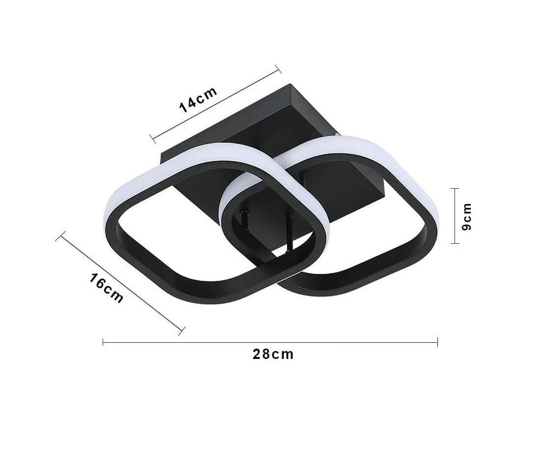 Kompaktiškas LED lubinis šviestuvas VELUNA