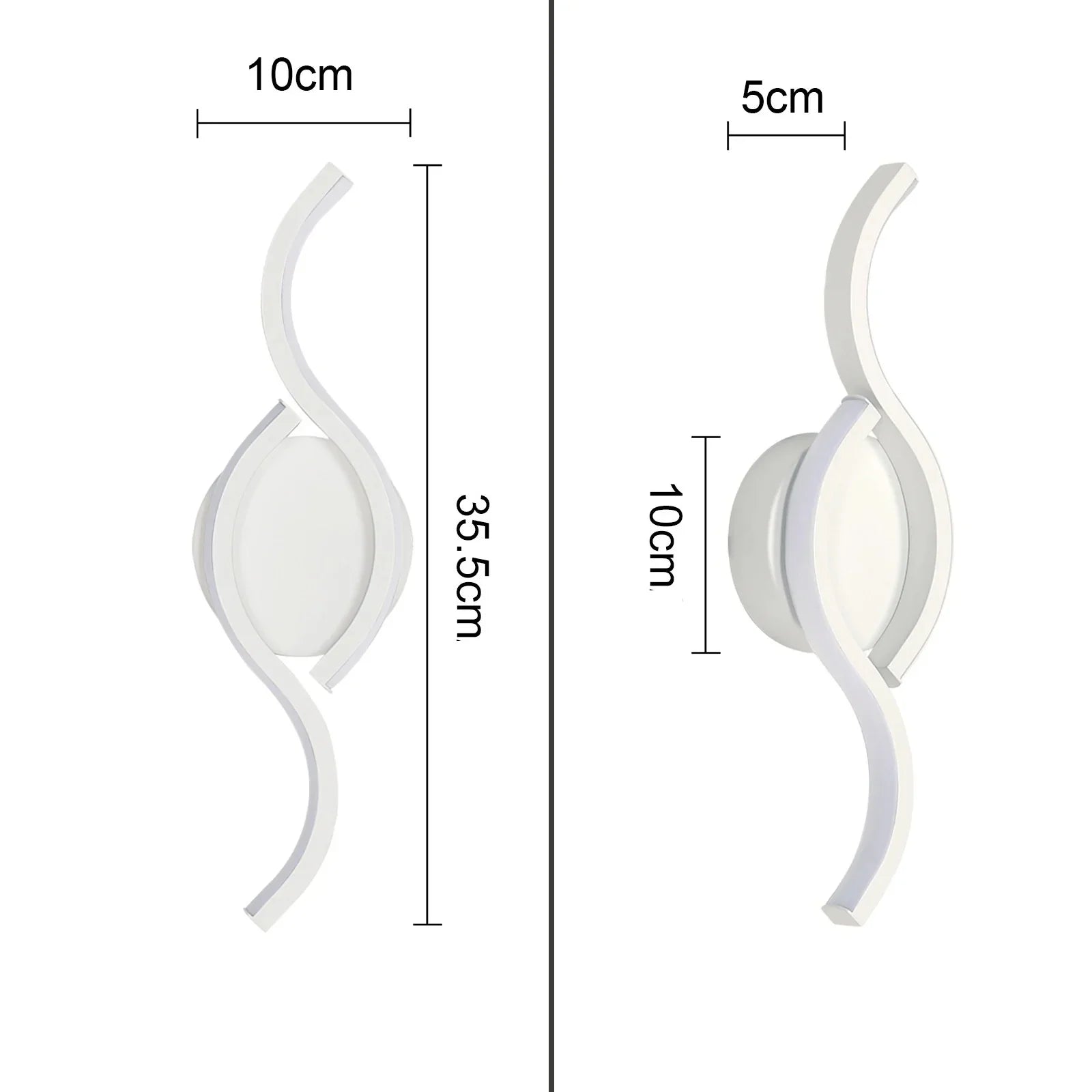 Minimalistinis LED šviestuvas (2 vnt)