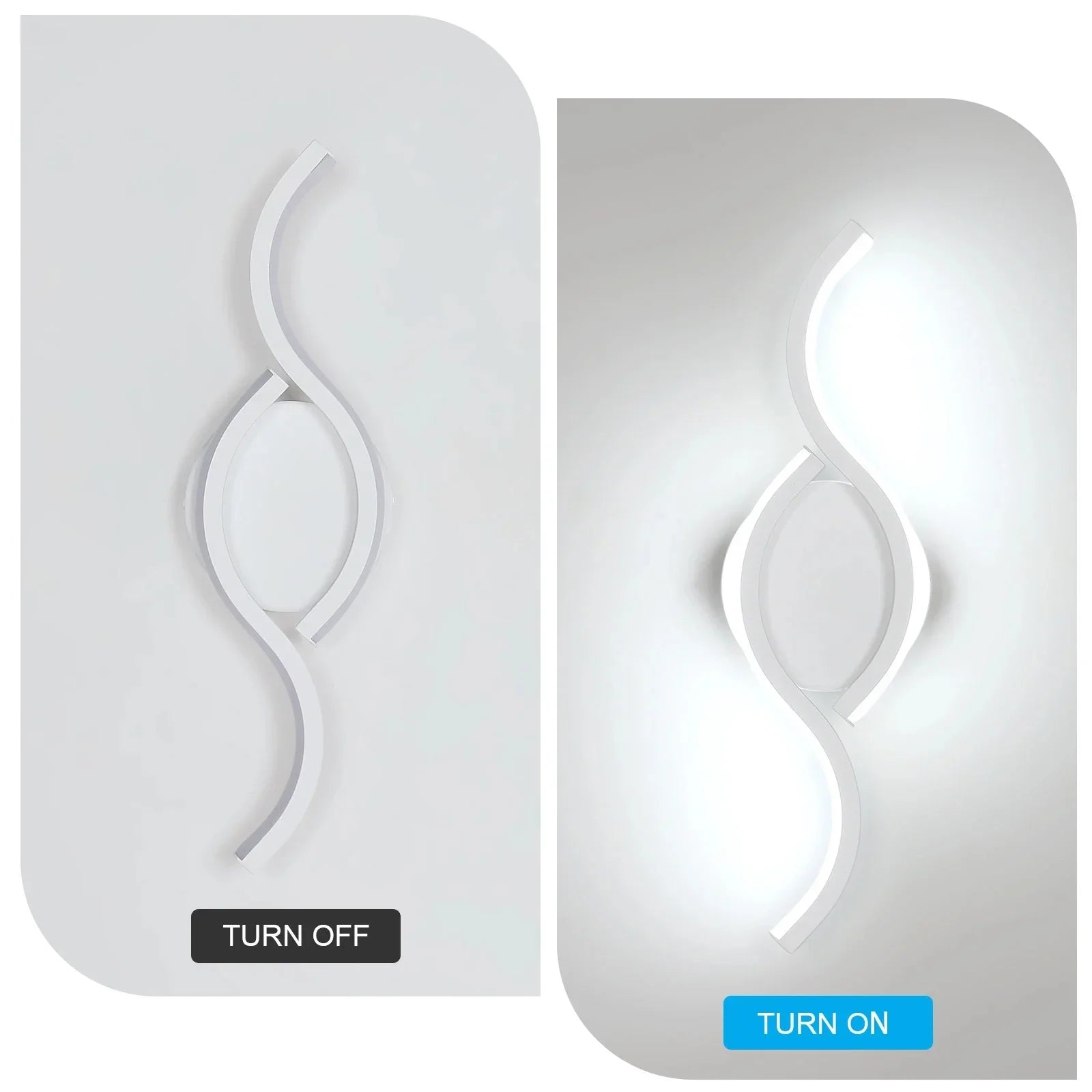 Minimalistinis LED šviestuvas (2 vnt)