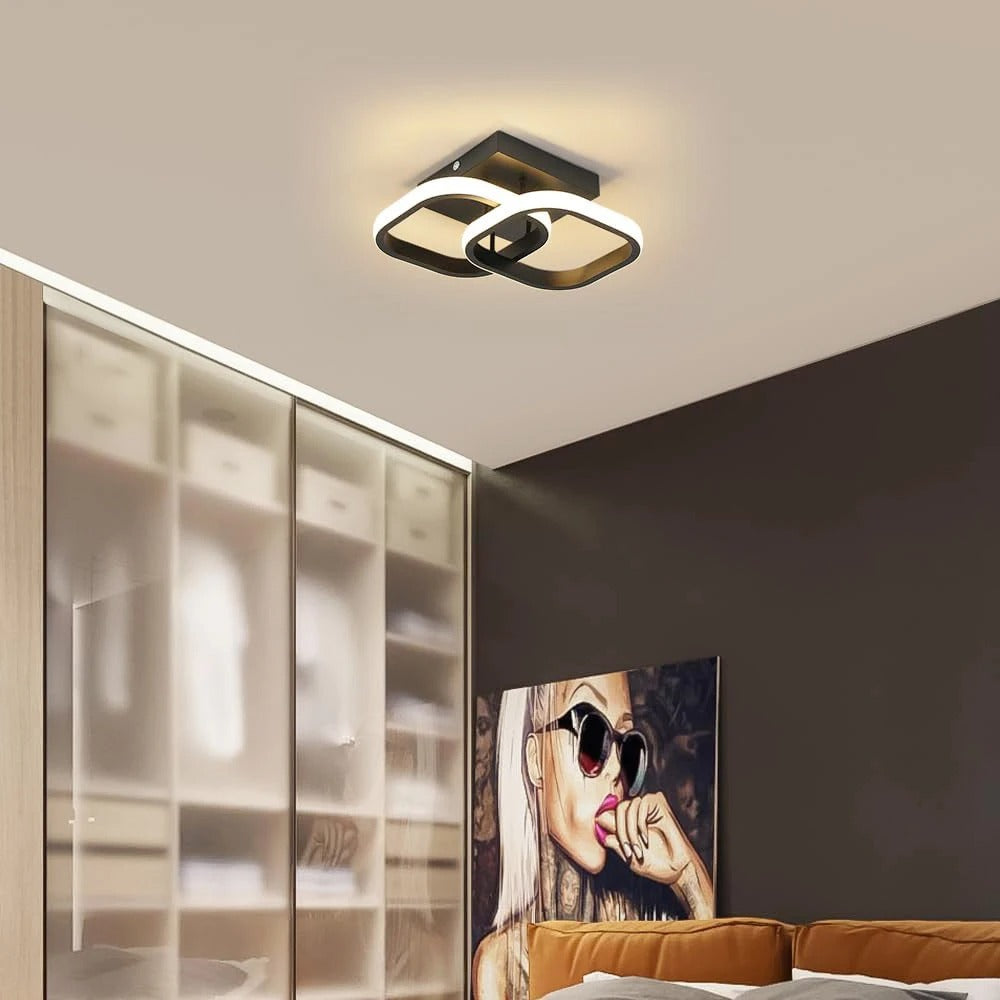 Kompaktiškas LED lubinis šviestuvas VELUNA