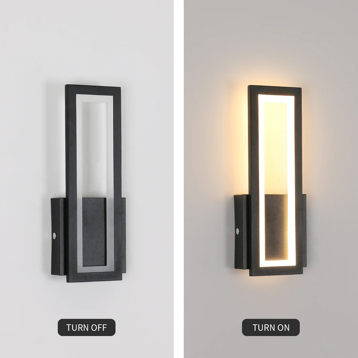 Minimalistinio dizaino LED sieninis šviestuvas