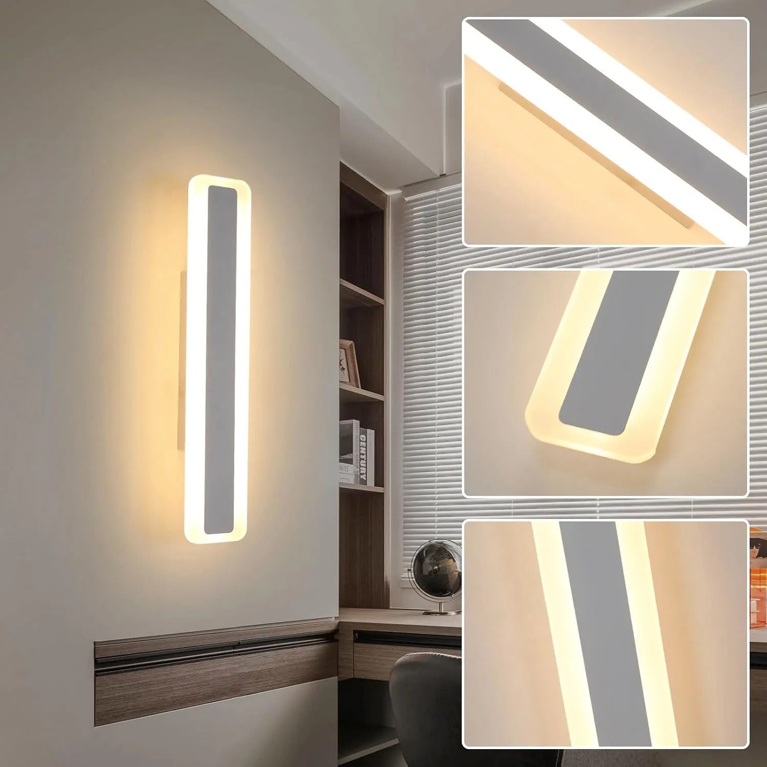 Universalus LED sieninis šviestuvas