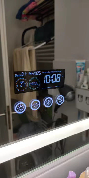 Išmanus LED veidrodis su Bluetooth kolonėle