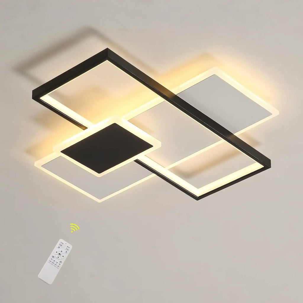 Modernus LED šviestuvas su nuotoliniu valdymu