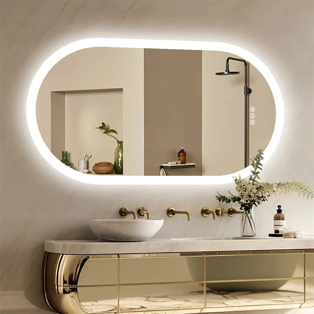 Ovalus LED veidrodis