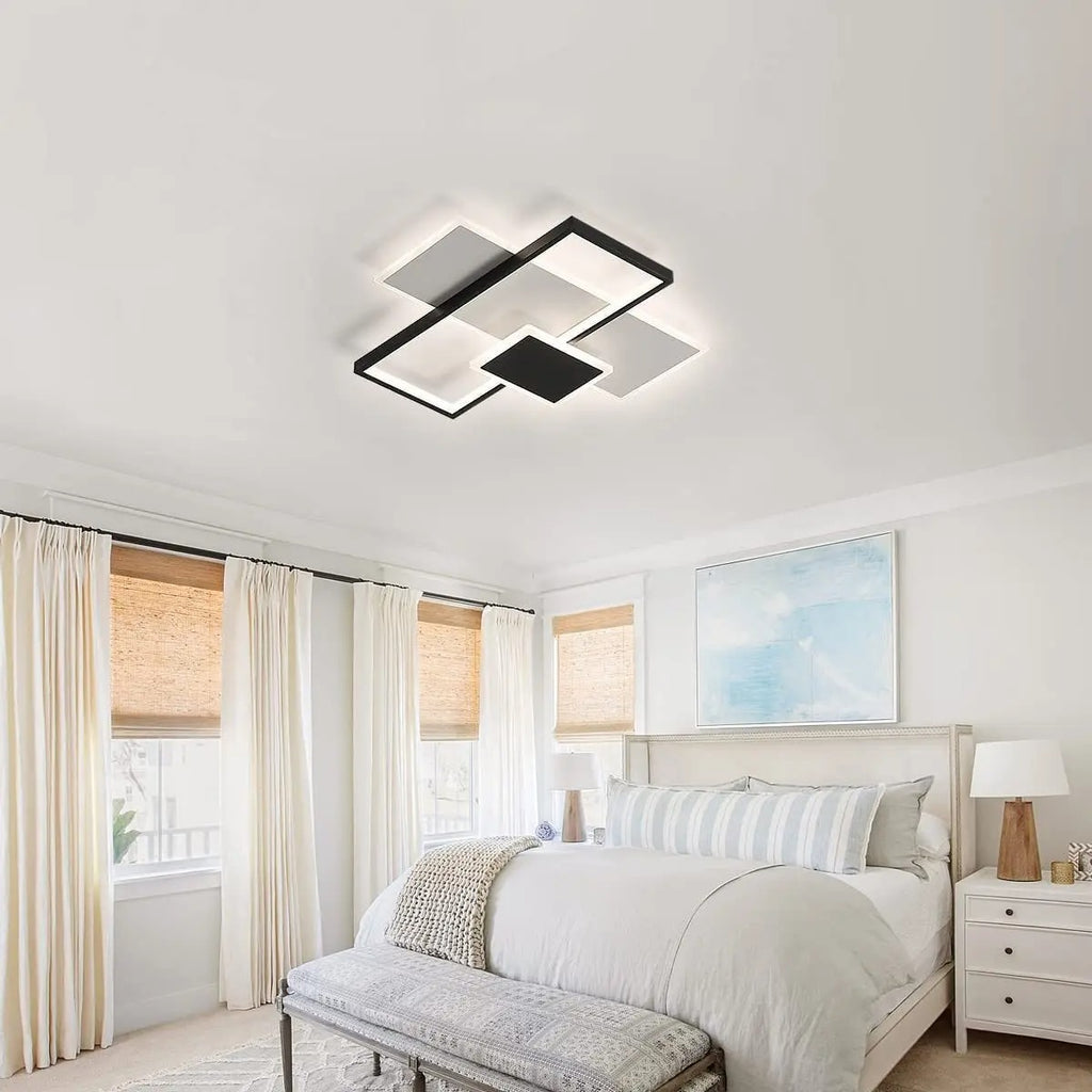 Modernus LED šviestuvas su nuotoliniu valdymu