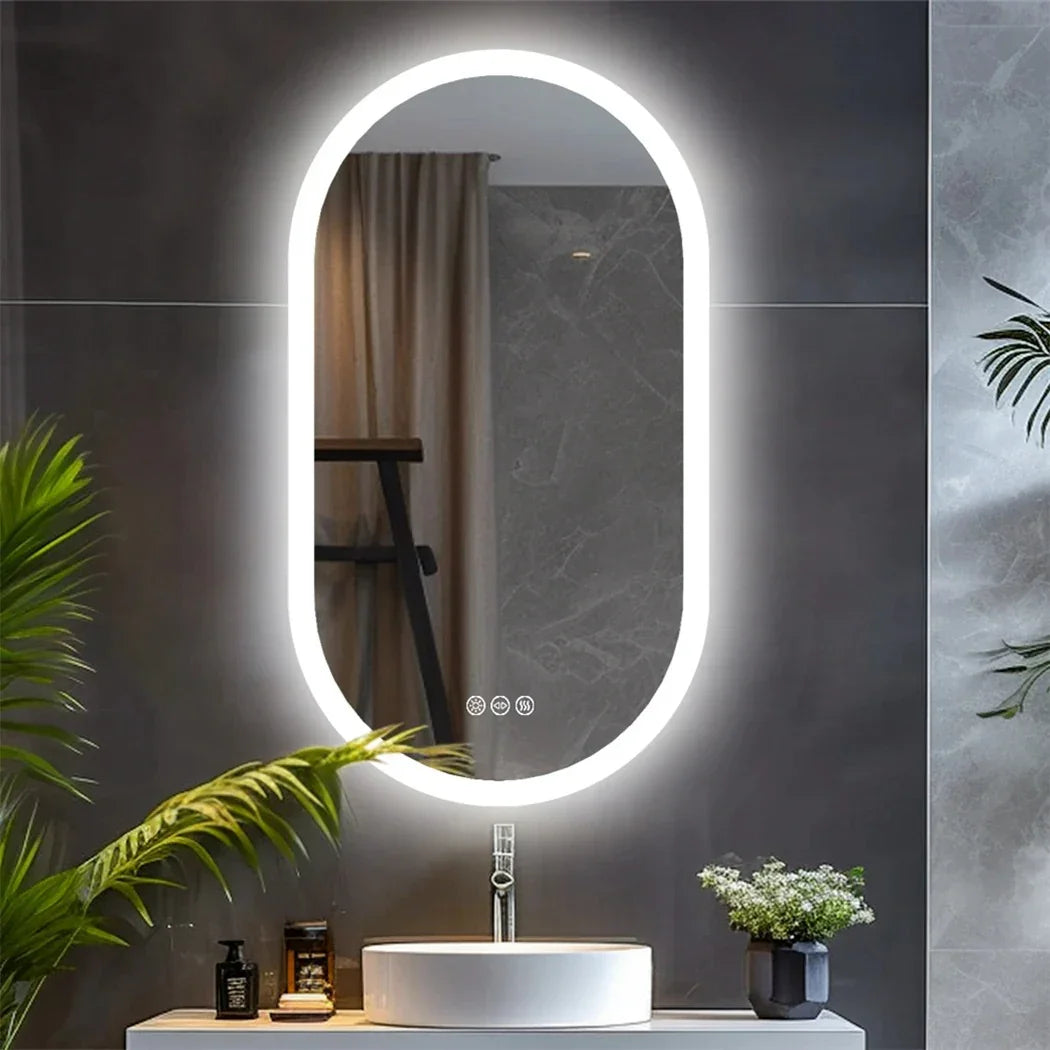 Ovalus LED veidrodis