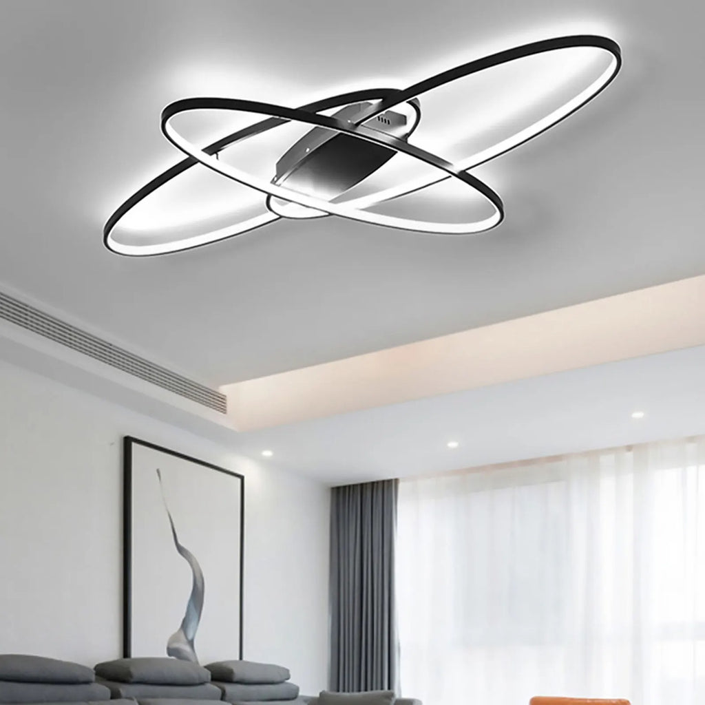 Modernus geometrinis LED lubų šviestuvas