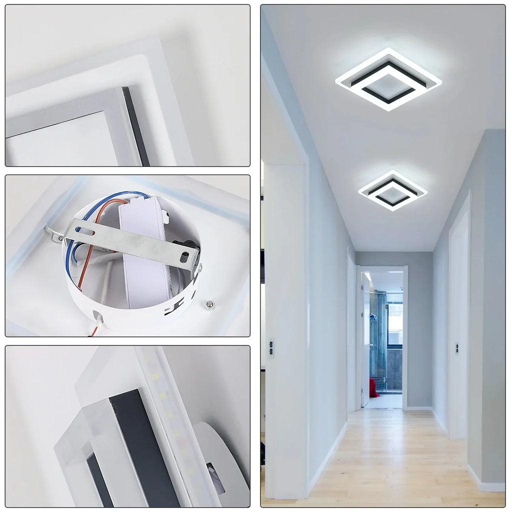 Modernus LED lubų šviestuvas